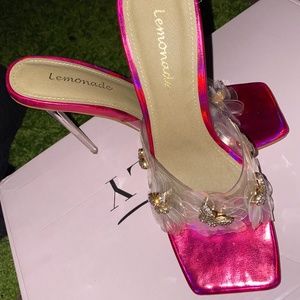 Pink Shopofficialbee heels
